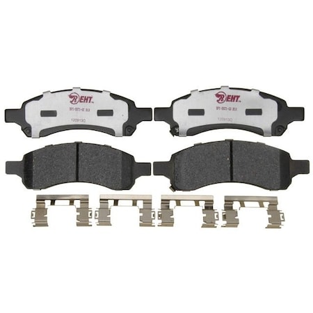 R/M Brakes BRAKE PADS OEM OE Replacement Hybrid Technology With Hardware EHT1169H